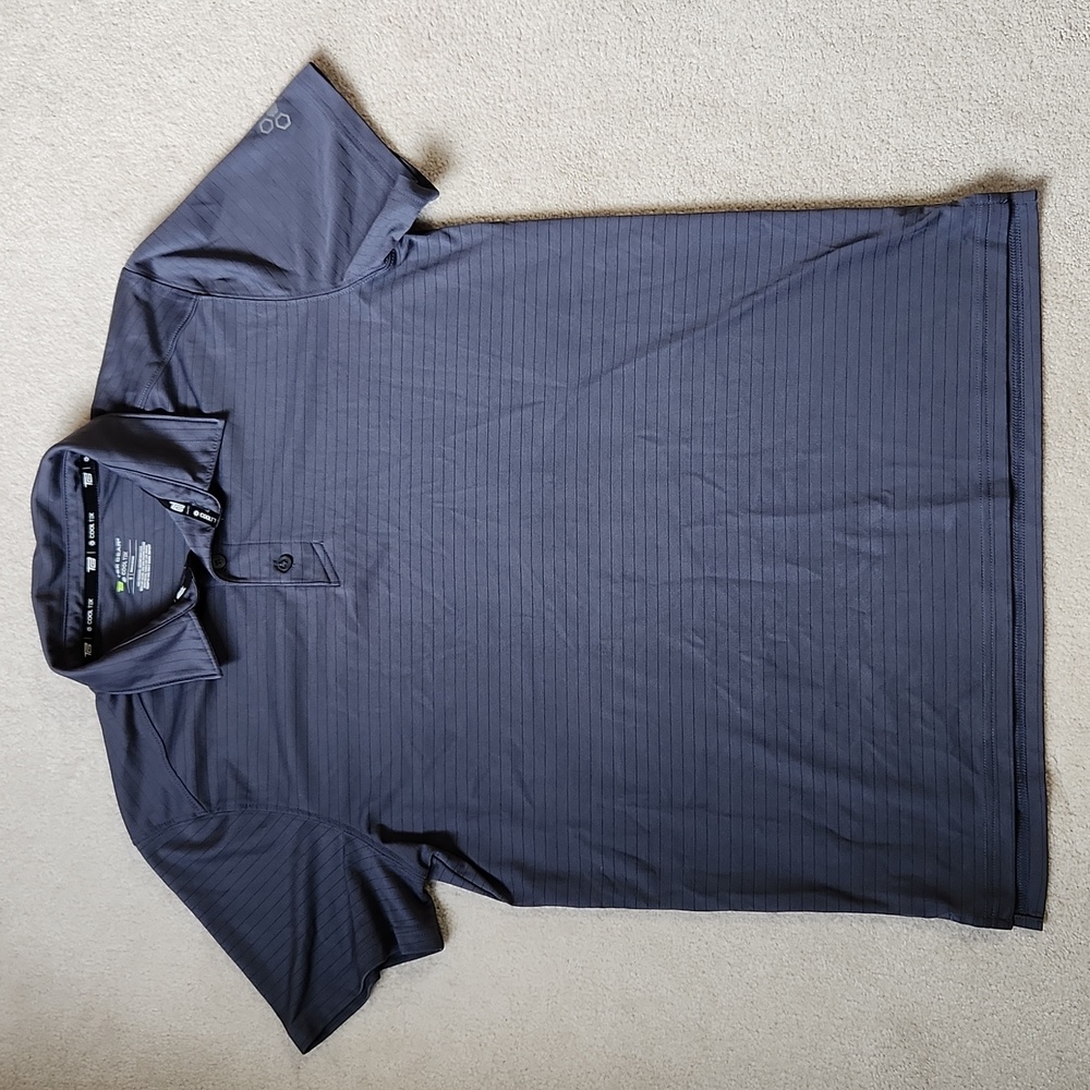 TEK GEAR Men's Cool Tek Golf Shirt - Small Gray